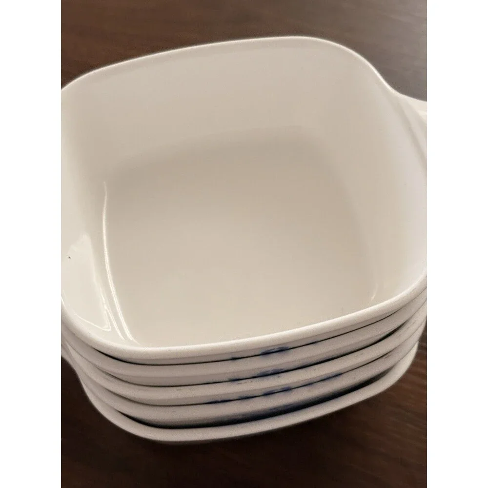 Vintage Corning Ware Blue Cornflower Petite Pan P-41  1 3/4 Cup Lot Of 6